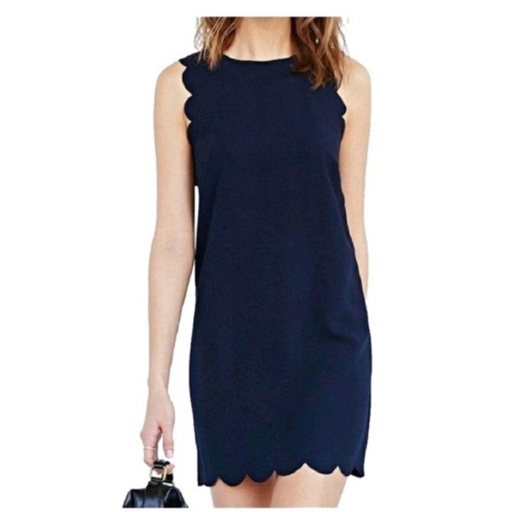 J. Crew | Scalloped Dress